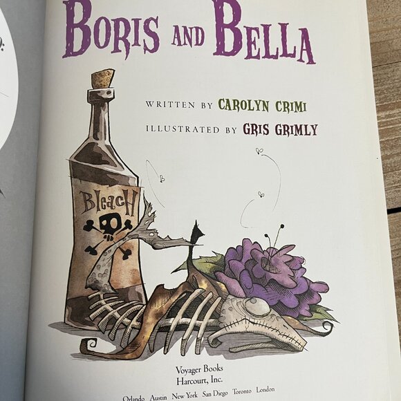 Boris and Bella Paperback Picture Halloween Book - Picture 3 of 5